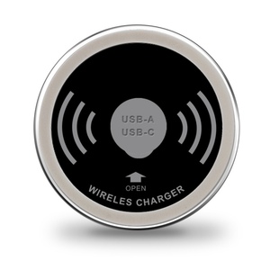 Station de charge sans fil rapide intelligente 15W avec ports USB-A/USB-C - Product Image 1