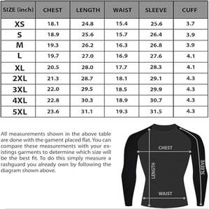 2024 Logo personnalisable hommes UPF 50 Standard à manches longues Rash Guard Spandex Surf chemise fait commande Protection solaire personnalisable - Product Image 6