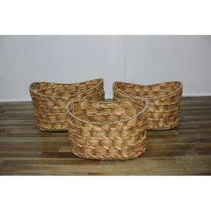 Woven <b>Storage</b> Baskets with Handle Organizer Decorative Boxes Wicker Baskets Poly <b>Rattan</b> Baskets for <b>Storage</b> - Product Image 4