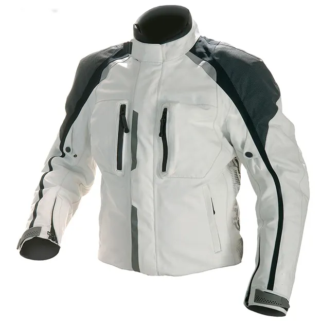 Kısa stil yüksek kalite yaz koruma için en iyi satış motosiklet tekstil su geçirmez nefes zırh tüm sezon süvari ceketi