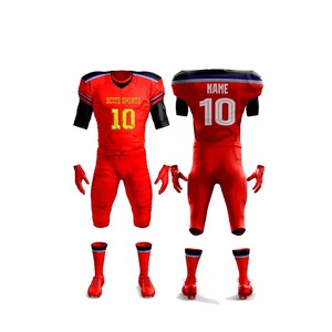 Ensemble de maillots de football américain USA Ensemble d'entraînement sublimé pour jeunes, collège, équipe, vente en gros sur mesure - Product Image 3