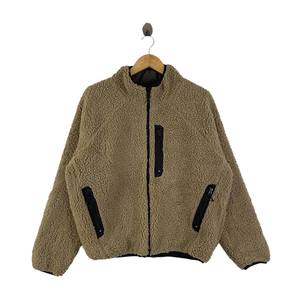 Chaqueta de lana de Sherpa para hombre personalizada al por mayor con abrigo cálido de invierno de lana polar con patrón de camuflaje - Product Image 2