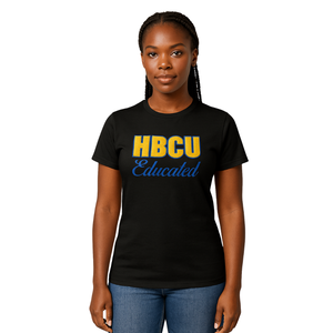 HBCU Educado Negro Sigma Gamma Rho Camiseta Algodón Chenille Bordado Hermandad griega Divine Nine Collegiate Fashion SGRho Tee - Product Image 1