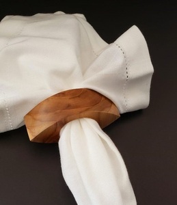 Tendance chaude dernier modèle rond de serviette en bois pour la maison Restaurant vaisselle porte-serviettes à vendre - Product Image 1