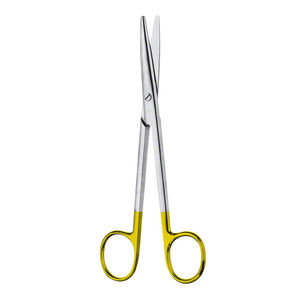 กรรไกรผ่าตัดสเตนเลสเกรดอุตสาหกรรมเยอรมันคุณภาพระดับพรีเมี่ยมสำหรับจมูกปลายทู่ขอบเรียบ - Product Image 4