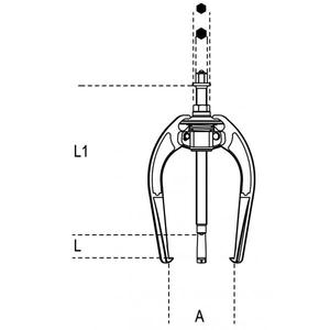 BETA Three-Leg Self-Locking <b>Gear</b> <b>Pullers</b> - Product Image 2