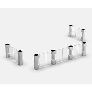 ACS tự động siêu thị lối vào một chiều 304 thép không gỉ Tự động Swing rào cản turnstile Flap Gate với kiểm soát truy cập - Product Image 6