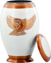 Urnas funerarias hechas a mano de estilo americano para hombres y mujeres Urnas decorativas modernas para cenizas para entierro a precio mayorista - Product Image 2