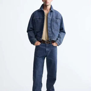 Chaquetas de Mezclilla de Invierno de Alta Calidad para Hombre, Tallas Grandes, con Bolsillos con Botones, Capucha, Transpirables y Cómodas - Product Image 2