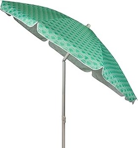 Marque personnalisée Parapluie de plage extérieur Contrôle manuel Matériau PVC Protection UV Auvent étanche Conception droite Poignée crochet - Product Image 2