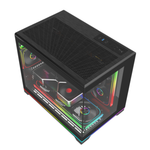 Ventilateur de refroidissement <span class=keywords><strong>RGB</strong></span> pour PC Gamer et autres boîtiers d'ordinateur Micro ATX, alimentation directe usine - Product Image 5