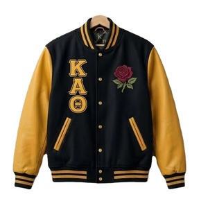 Chaqueta Letterman Alpha Theta, Chaqueta Bomber Vintage, Chaqueta Universitaria, Chaqueta Sorority Greek Line, Chaquetas Griegas, Abrigo Letterman - Product Image 1