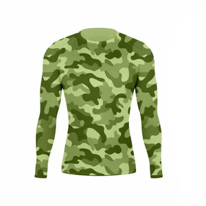 Ensemble de compression pour hommes, 2 pièces, respirant, léger, séchage rapide, anti-plis, couleurs et tailles personnalisables, taille avant - Product Image 2