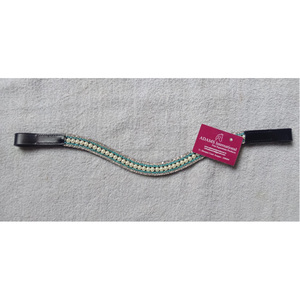 Logotipo personalizado de alta calidad 5 filas Bling Crystal Brow Band Cuero de calidad para Productos Ecuestres de equitación - Product Image 1