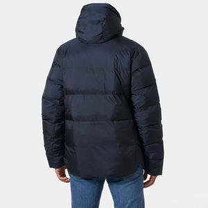 Veste d'hiver décontractée pour homme avec col montant, en polaire chaud, logo personnalisé, fermeture éclair intégrale, coupe-vent, manteau d'extérieur, service OEM disponible - Product Image 2