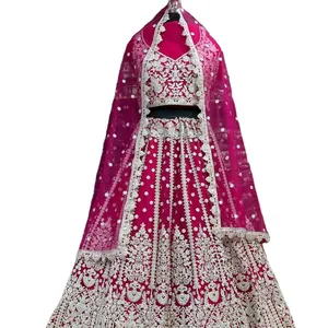 Pure Fox Georgette With Stone Work and Embroidered Designer Indian Fashioned Lehenga And Choli For Women