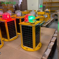 Éclairage LED rouge pour bout de piste aéroportuaire, 2500 cd, système d'éclairage au sol pour aéroport