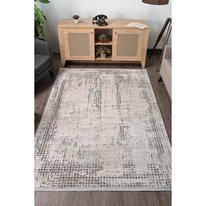 Tapis moderne beige Mazzini 1479 de Netline Home Depot, 60% viscose, 40% acrylique, non-muant, facile à nettoyer, durable, 60% viscose, 40% - Product Image 4