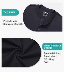 เสื้อเชิ้ตลำลองแขนยาวผ้าทอลายทแยงผ้าฝ้าย100% ระบายอากาศป้องกันรอยยับพิมพ์ขนาด XL สำหรับฤดูใบไม้ผลิ - Product Image 2