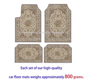 Tùy Chỉnh Thiết Kế Phương Đông Cảm Hứng Tất Cả Các Thời Tiết Polyester 4Pcs Ô Tô Thảm Động Cơ Nói Chung Sàn Mat - Product Image 4