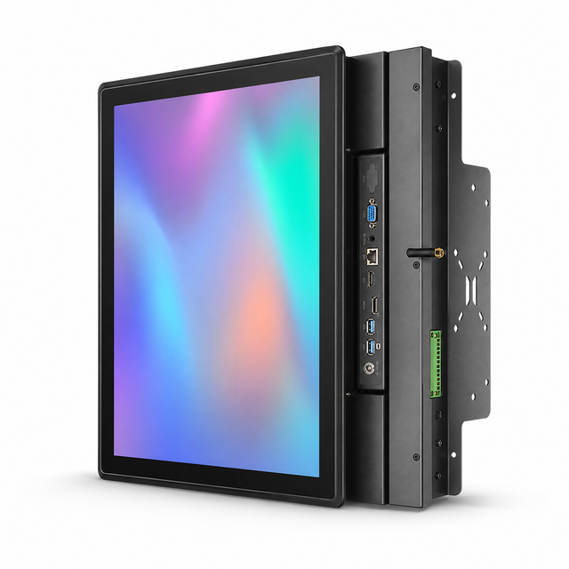 OEM 19 Inch Android Industrial Panel PC IP65 Open Frame Embedded TFT Touchscreen Monitor Vertical Mount