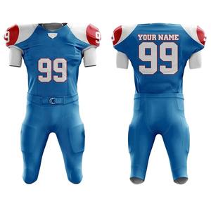 Latest Style Wholesale American Football Uniform Adults Best Design Custom New Arrival Sublimation American Football Uniform - Product Image 2