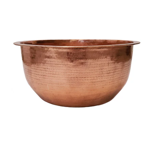 Martelé Cuivre Pied Spa Bol Noir Imprimé Conception personnalisé Direct Usine Taux De Gros - Product Image 2