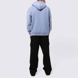 Sweat à capuche pour homme grande taille sur mesure, confortable, léger, 100% coton, polaire pour l'hiver avec logo - Product Image 5