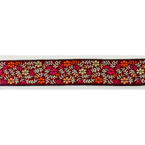 Cinta Jacquard de Estilo Étnico 2026 con Diseño de Flores Totem, 100% Poliéster, Tejido, 6-9 cm de Ancho, Accesorios para Prendas y Cortinas - Product Image 2