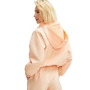 Veste personnalisée pour l'hiver, design de sweat-shirt uni de haute qualité, deux poches, fermeture éclair intégrale, veste longue et épaisse pour femmes - Product Image 6