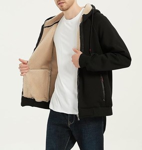 เสื้อฮู้ดมีซิปแขนยาวสำหรับผู้หญิงเสื้อสเวตเชิ้ตโอเวอร์ไซส์ผ้าฟลีซผ้าฝ้าย100% มีฮู้ดเสื้อแนวสตรีทมีซิป - Product Image 6