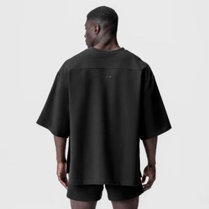 เสื้อยืดโอเวอร์ไซส์ผู้ชายดีไซน์มินิมอลสำหรับเสื้อผ้าแนวสตรีทลำลองและลุคแฟชั่น - Product Image 2