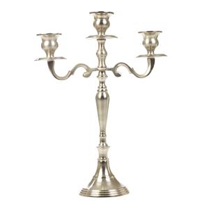 Candelabro decorativo de 3 brazos de Metal con acabado antiguo, centro de mesa para boda, evento, fiesta, Decoración de mesa para el hogar - Product Image 5