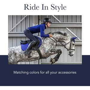 Almohadilla acolchada para SILLÍN de caballo, alfombrilla con patrón de bloque de color de alta calidad, Extra cómoda, con diamantes - Product Image 5