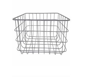 Panier en métal de couleur rose panier en fer fait main décoratif élégant classique panier en métal de luxe en fil de fer de forme personnalisée - Product Image 5