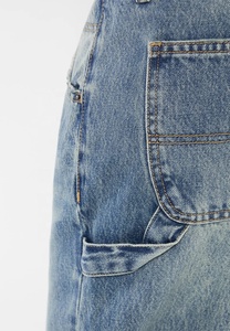 Custom Cotton Vintage Streetwear Skate <b>Cargo</b> <b>Work</b> Pants Men Relaxed Fit Heavyweight Duck Canvas Double Knee Carpenter Pants - Product Image 3