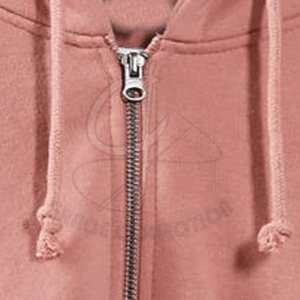 เสื้อฮู้ดครอปแขนยาวสำหรับผู้หญิง ผ้าฝ้าย 100% มีซิป ป้องกันน้ำ พิมพ์โลโก้ได้ตามต้องการ สไตล์สตรีทแวร์ - Product Image 4