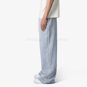 Pantalon baggy décontracté de haute qualité pour hommes taille personnalisée avec fermeture à la taille élastique à vendre - Product Image 3