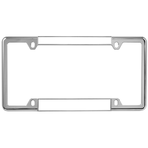 Cache-plaque d'immatriculation LED fin en fibre de carbone à 4 trous pour voitures, motos et SUV, compatible Toyota, BMW, Ford, Tesla, y compris Corolla - Product Image 1