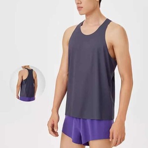 2025 meilleure vente Logo personnalisé solide débardeur pour hommes respirant tricoté musculation Fitness vêtements fabriqués au Pakistan - Product Image 2