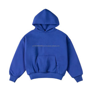 Sudadera con Capucha Personalizada de 400 g/m², 100 % Algodón, Lisa, Gruesa, Holgada, Corta, para Hombre - Product Image 5