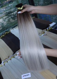 Top Trending Vietnamese Virgin Hair Extensions Tangle-Free Natural Wavy Soft Silky Touch Super Double Drawn <b>Bleached</b> Hair - Product Image 4