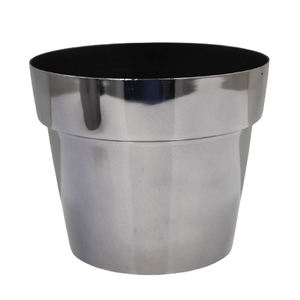 Meilleur produit jardinière en métal laiton plaqué aluminium métallisé Mddern Look utilisation pour l'extérieur décoration de jardin jardinière style moderne - Product Image 5