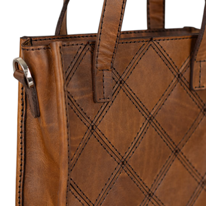 Bolso de Mano de Cuero Vacuno Estilo Vintage para Mujer, Bolso de Hombro Cruzado de Cuero Genuino para Mujer, Bolso Tote - Product Image 6