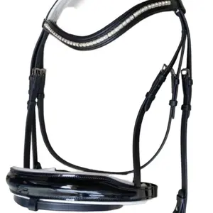 GROSSHANDEL FABRIK PFERD LEDER BRIDLE & WEAVER LEICHTE LEDER PFERD SCHWARZ & WEISS BRÜCKE EQUESTRIAN PRODUCTS HAND GEMACHT