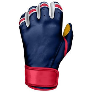 Gants de frappe de baseball en cuir souple faits à la main respirants imperméables à manchette courte Premium Comfort Fit Professional Use Sports - Product Image 3