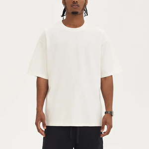 เสื้อยืดคอตตอน 100% ทรงหลวม สไตล์ลำลอง ขายส่งสำหรับผู้ชาย แฟชั่นใหม่ รับสกรีนโลโก้ ผ้าถักหลากสี เสื้อยืดขายดี - Product Image 4