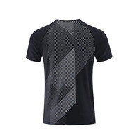 T-shirt de sport en polyester personnalisé, imprimé en 3D, élastique, résistant aux plis