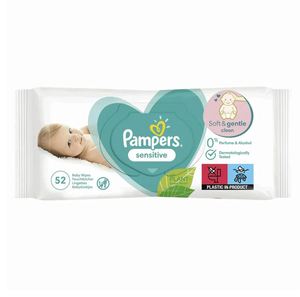 Toallitas Húmedas para Bebé Ultra Suaves Pampers, Hipoalergénicas, Duraderas y Seguras para la Limpieza Diaria - Product Image 3