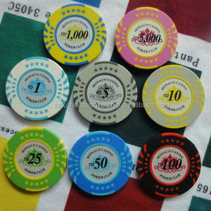 ชิปโป๊กเกอร์ดินเผาคุณภาพ14gm โลโก้ปรับแต่งได้พร้อมถาดส่วนตัว - Product Image 3